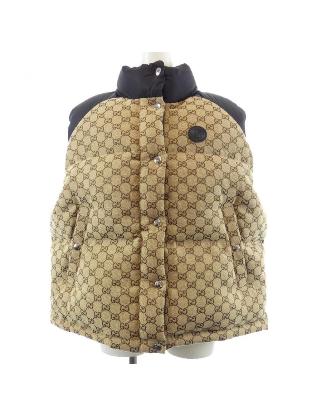 Gucci GG Cotton Canvas Padded Gilet Down Vest